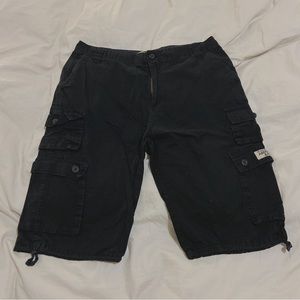 MENS Abercrombie Black Cargo Shorts